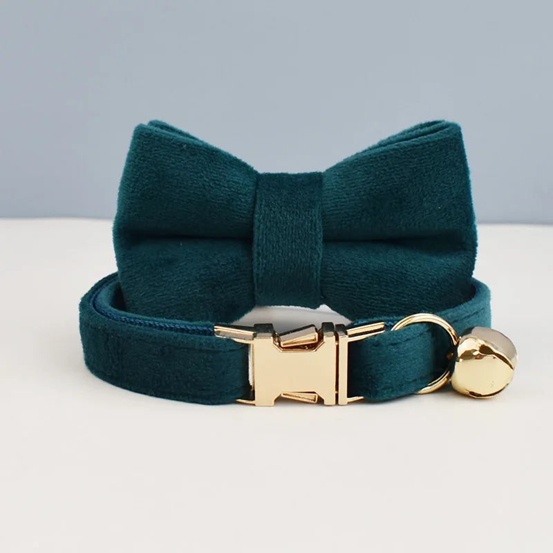 Cute Bowknot Cat Collar Personalized