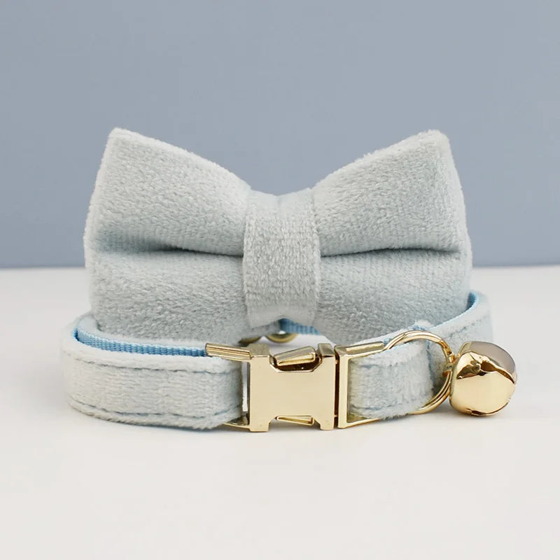 Cute Bowknot Cat Collar Personalized