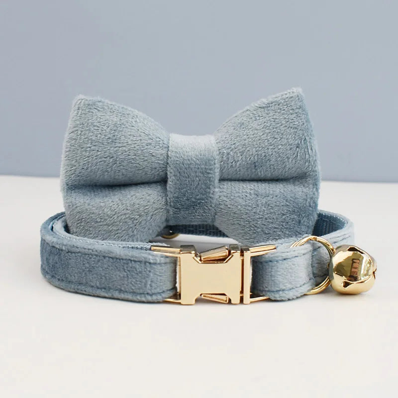 Cute Bowknot Cat Collar Personalized