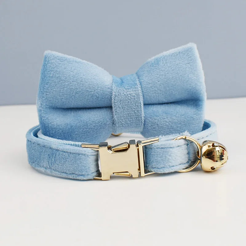 Cute Bowknot Cat Collar Personalized